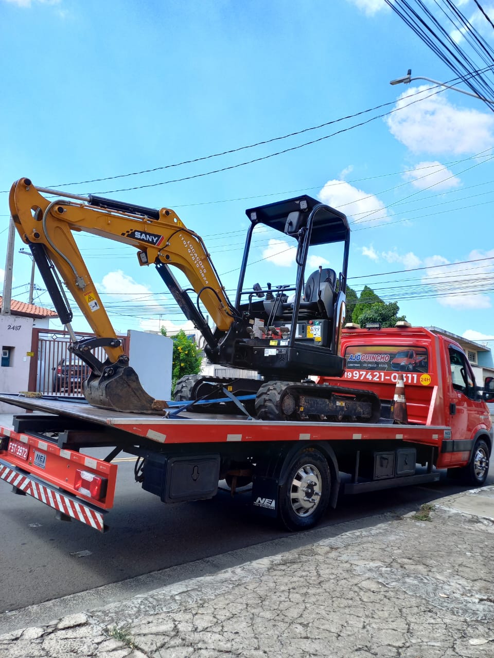 AJG Guinchos | Guincho para máquinas em Campinas